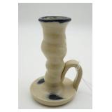 Williamsburg Pottery Salt Glaze Candlestick