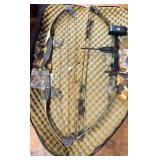 Compound Bow and Camouflage Soft Case