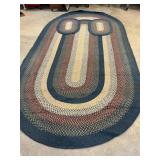 Braided Oval Rug Large and (2) Small Rugs