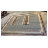 Llora Border Driftwood Rug (96" x  120" Large Rug)
