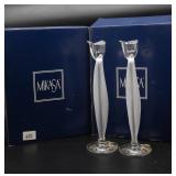 Mikasa (2) Pair of Spring Aria Candle Holders