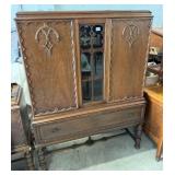 Jacobean Style China Cabinet