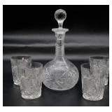 Crystal Decanter & Tumblers