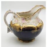 Warwick China Floral Decorated Pitcher