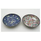 Japanese Porcelain Ware Bowls Pewter Shell
