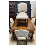 Jacobean Style Dining Table and Chairs