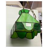 Green Tiffany Style Hanging Lamp