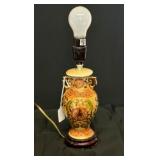 Vintage Chinoiserie Table Lamp Yellow