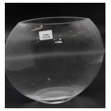 Bubble Bowl Clear Glass