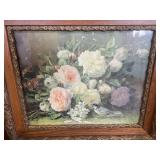 Fragrance in Bloom Print in Ornate Antique Frame