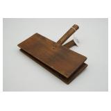 Antique Wooden Wool Paddle Sheep Cards