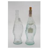 Pair of Fish Shaped Wine Bottles