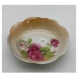 German Hand Painted Porcelain Serving Bowl