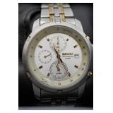 Seiko Chronograph Watch As Is Condition