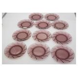 Jamestown by Fostoria Purple Dessert/Luncheon
