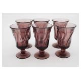 Jamestown by Fostoria Purple Juice Glasses