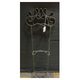 Wrought Iron Plate Rack