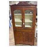 Antique Oak Kitchen Cabinet