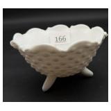 Fenton Flared Open Candy Hobnail