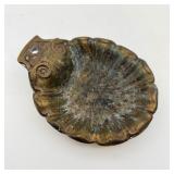 Brass Plated Shell Dish