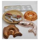 Sea Shell Candy Molds, Fish Jello Molds &