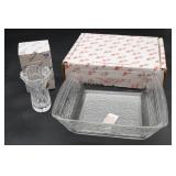 Princess House Baking Dish & Vase