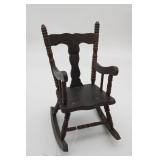 Early American Style Doll Rocking Chair