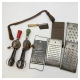 Primitive Kitchen Utensil Lot