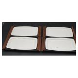 Cutco 1144 Combo Server Steak Sizzle Plates (4)
