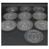 Fostoria American Salad Plates (10)