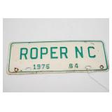 1976 Roper NC Town Tag #64