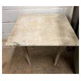 Chippy White Painted Table As Is