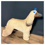 Afghan Hound Sculpture As Is Condition Heavy
