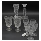 Fostoria American Wine, Goblet & Bud Vase
