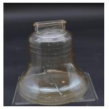 Anchor Hocking Marigold Liberty Bell Coin Bank
