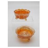 Fenton Marigold Carnival Glass Bowls