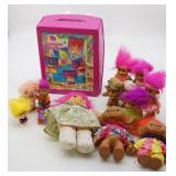 1992 Treasure Trolls Case and Trolls
