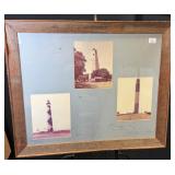 Mack Sawyer Lighthouses Barn Wood Frame