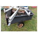 LAWN MOWER TRAILER & ACCESSORIES (AS FOUND)