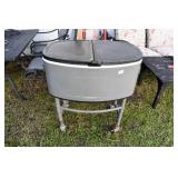 OUTDOOR COOLER ON STAND
