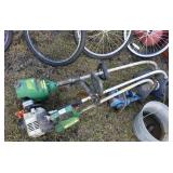 3 WEEDEATERS & CHAIN SAW "AS FOUND"