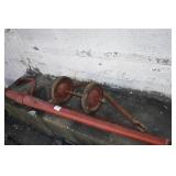 SAW, BIKE WHEELS & LOG PULLER