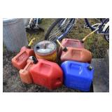7 GAS CANS