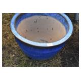 LARGE BLUE PLANTER