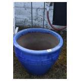 LARGE BLUE PLANTER