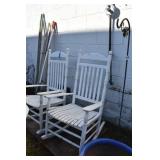 PAIR OF ROCKING CHAIRS