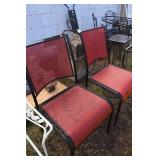 2 IRON CHAIRS