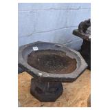MINIATURE CEMENT BIRD BATH