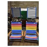 PAIR RIO BEACH CHAIRS