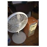 CABINET W/ SHEETS & FAN